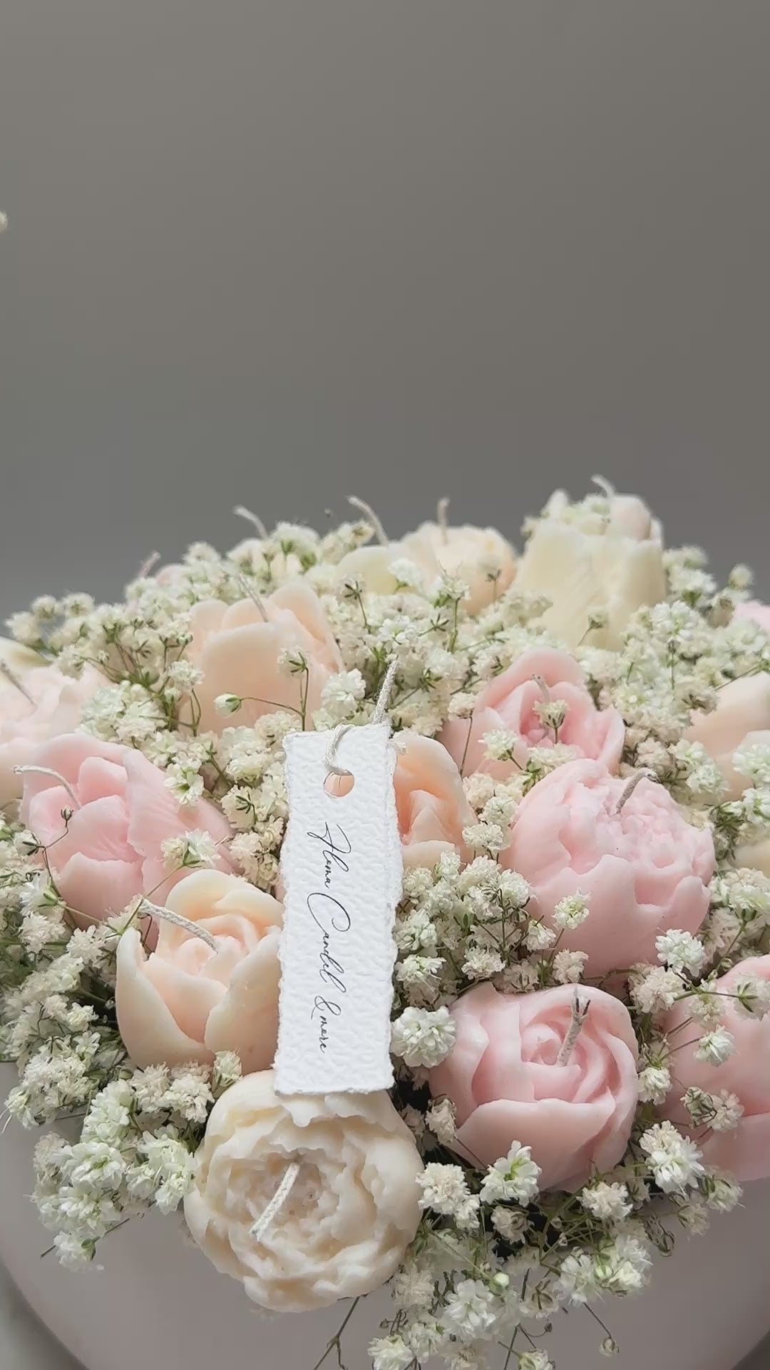 Soft Tulip / Blumenkerzen-Schale – Handgemachte Tulpenkerzen in Keramik-Schale Behälterkerzen Floma Candel & more