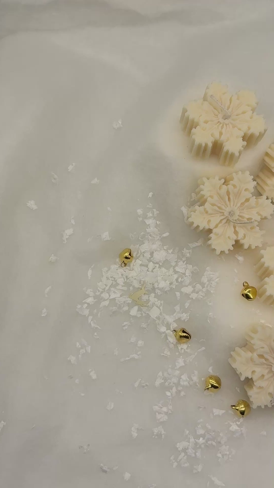 Schneeflocken Kerze Standkerze Floma Candle & More