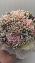 Kerzenblumenstrauss La Belle Flowerbox Floma Candle & More